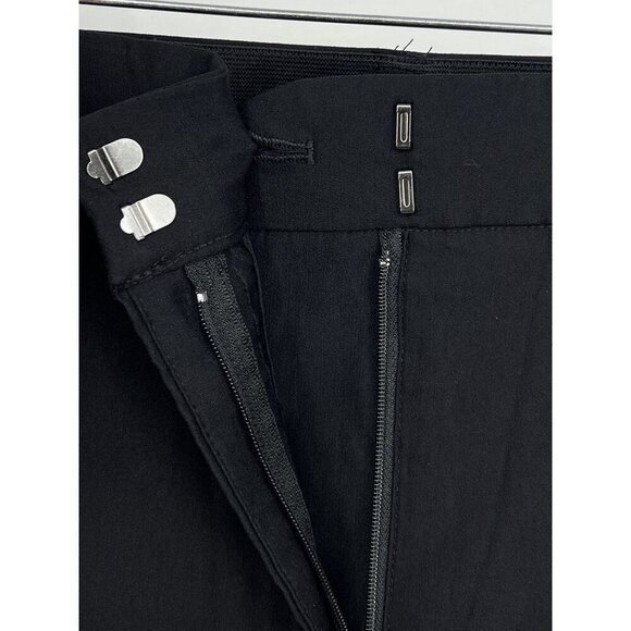 Lane Bryant Black Slim Capri Crop Faux Pockets Size 22 Plus New - Picture 3 of 8